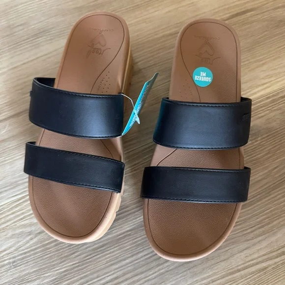 REEF Banded Horizon 2.5 Slide Sandal, size 8. NWT! - Picture 3 of 4